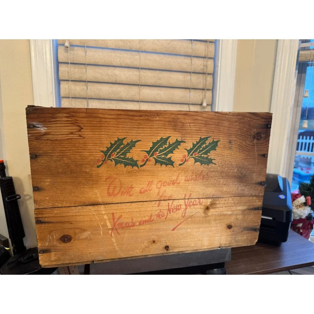 Vintage Haig & Haig‎ Blended Scotch Whisky Wooden Crate Display Decor
